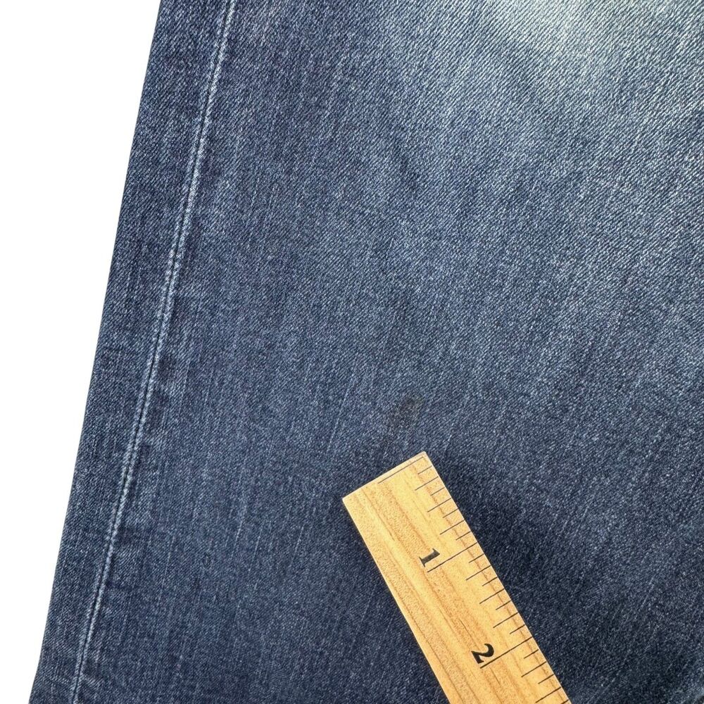 Lucky Brand Jeans Women's 12/31 Blue Brooke Boot Cut Denim Pants Stretch Whisker - Picture 10 of 16